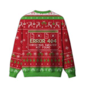 2025 Error 404 Not Found Ugly Christmas Sweater 1 Error 404 Not Found Ugly Christmas Sweater1