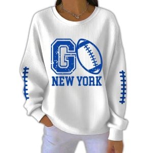 Go New York Football Pit Striped Sweatshirt 1 Go New York Football Pit Striped Sweatshirt1