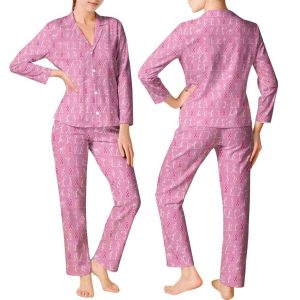 Funny Stick Figure Golfing Pajama Set2