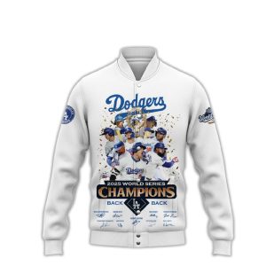 Dodgers 2025 World Series Champions Baseball Jacket2