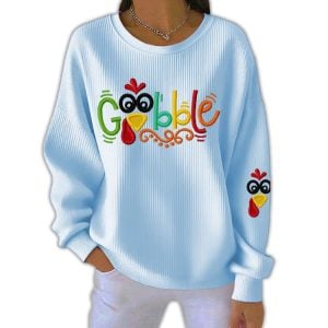 Gobble Turkey Pit Striped Sweatshirt3