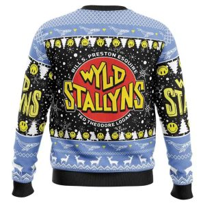 Wyld Stallyns Bill Teds Excellent Adventure Ugly Christmas Sweater1