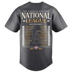 LA Dodgers National League Champions 2025 Jersey 2 LA Dodgers National League Champions 2025 Jersey2