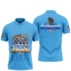 Blue Jays 2025 World Series Champions Polo Shirt 3 Blue Jays 2025 World Series Champions Polo Shirt3