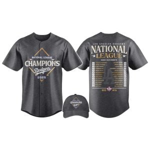 LA Dodgers National League Champions 2025 Jersey