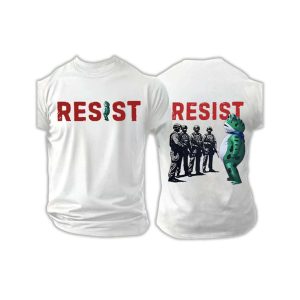 Portland Frog Resist Two-Sided T-Shirt