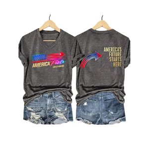 America Fest 2025 America's Future Starts Here Two-Sided Shirt 3 America Fest 2025 Americas Future Starts Here Two Sided Shirt3