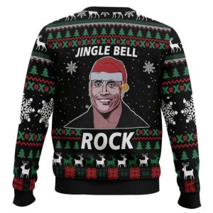 Jingle Bell Rock Dwayne Johnson Ugly Christmas Sweater1