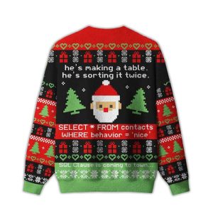 Clause Is Coming to Town Ugly Christmas Sweater1