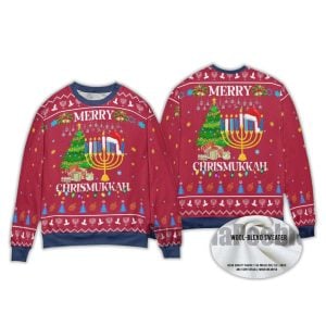 Merry Christmas Hanukkah Ugly Sweater2