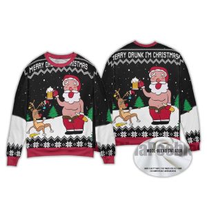 2025 Merry Drunk Im Christmas Ugly Sweater 1 Merry Drunk Im Christmas Ugly Sweater1