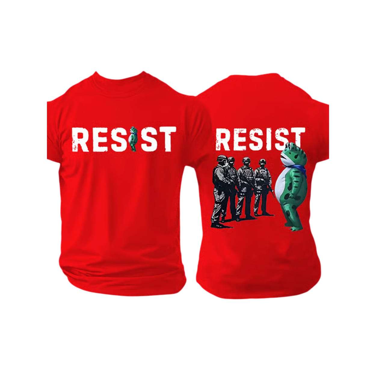 Portland Frog Resist Two-Sided T-Shirt Portland Frog Resist Two-Sided T-Shirt