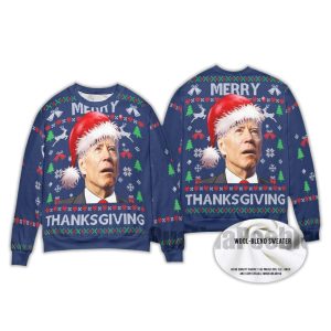 2025 Funny Santa Joe Biden Merry Ugly Christmas Sweater 1 Funny Santa Joe Biden Merry Ugly Christmas Sweater1