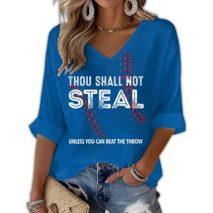 Thou Shall Not Steal Unless You Can Beat The Throw Waffle Shirt 1 Thou Shall Not Steal Unless You Can Beat The Throw Waffle Shirt1