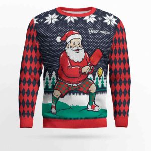 2025 Pickleball Santa Ugly Sweater 1 2025 Pickleball Santa Ugly Sweater1