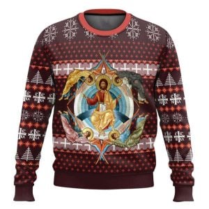 Jesus Orthodoxy Ugly Christmas Sweater