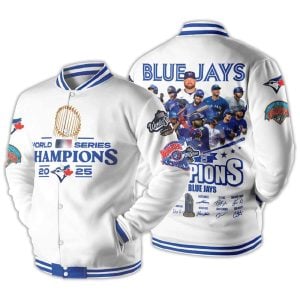 2025 Blue Jays World Series Champions Baseball Jacket2