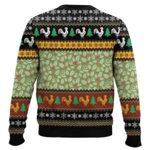 Rooster Cute Gift Ugly Christmas Sweater1