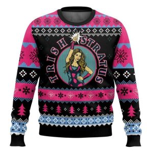 Trish Stratus WWE Ugly Christmas Sweater