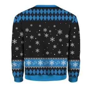 Lions Football Merry Kissmyass Ugly Christmas Sweater2