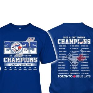 Blue Jays AL East Division Champions 2025 Shirt 1
