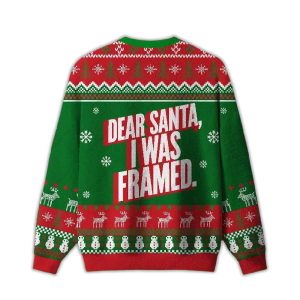 2025 Dear Santa I Was Framed Ugly Christmas Sweater 1 Dear Santa I Was Framed Ugly Christmas Sweater1