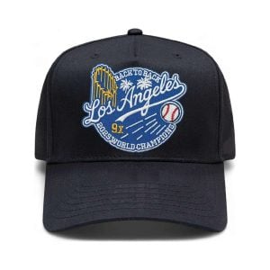 Dodgers Back To Back 9x World Champions Hat