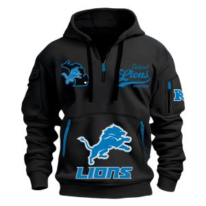 Personalized Lions Quarter Zip Hoodie 1 Personalized Lions Quarter Zip Hoodie1