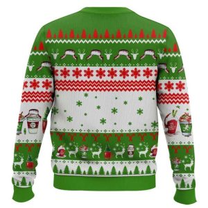 Coffee Cup National Xmas Lampoons Vacation Ugly Christmas Sweater1