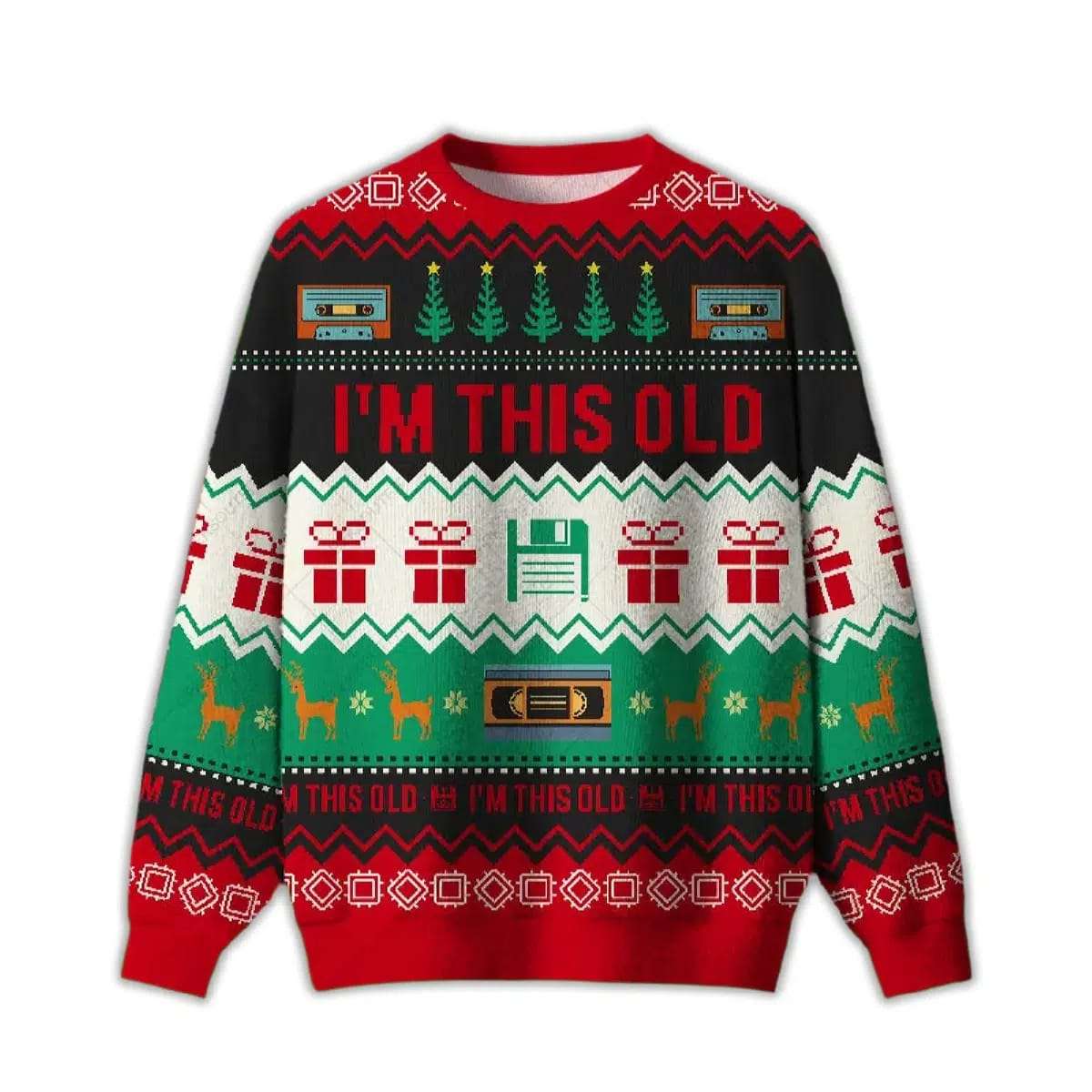 Im This Old Vintage Ugly Christmas Sweater Im This Old Vintage Ugly Christmas Sweater