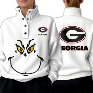 Grnch Bulldogs Western Style Sweater With Buckles 1 Grnch Bulldogs Western Style Sweater With Buckles1