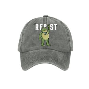 Unisex Portland Frog Resist Print Hat 2 Unisex Portland Frog Resist Print Hat2