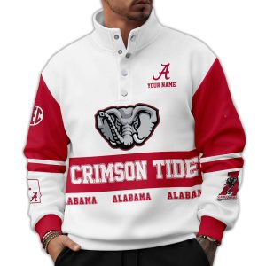 Personalized Alabama Western Style Sweater With Buckles