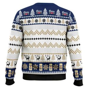 Coors Banquet Drink Drank Drunk Ugly Christmas Sweater1