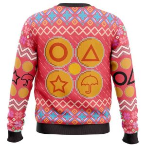 Squid Game Squidmas Ugly Christmas Sweater1