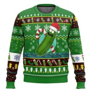 Pickle Rickmas Rick And Morty Ugly Christmas Sweater