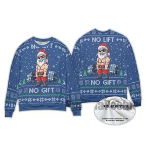 Santa Swoleman Ugly Christmas Sweater