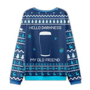2025 Hello Darkness My Old Friend Blue Ugly Chirstmas Sweater 1 Hello Darkness My Old Friend Blue Ugly Chirstmas Sweater1