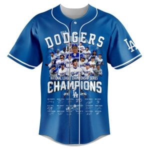 Dodgers National League Championship Series 2025 Signature Jersey