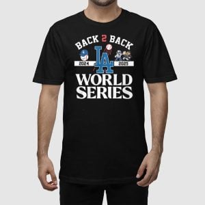 Dodgers Back 2 Back 2024 2025 World Series Shirt 2