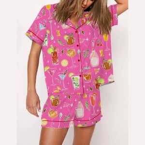 Cocktail Cheers To The Freakin Weekend Pajama Set2