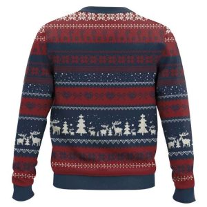 Opossum Raccoon Trashin Through The Snow Garbage Gang Ugly Christmas Sweater1
