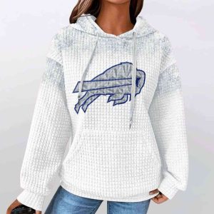 Rivalries Cold Front Buffalo Women Waffle Hoodie3