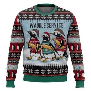 Waddle Service Christmas Ugly Sweater