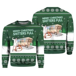 2025 Cousin Eddie Merry Christmas Shitters Full National Lampoon’s Sweater