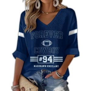 Forever Cowboy 94 Marshawn Kneeland Waffle Long Sleeve T Shirt1
