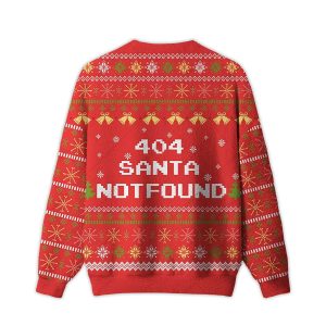 404 Santa Not Found Ugly Christmas Sweater