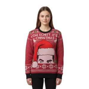 Oh Schitt Its Christmas Ugly Sweater1