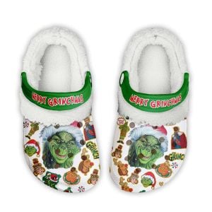 Merry Grinchmas Fleece Crocs 1 Merry Grinchmas Fleece Crocs1
