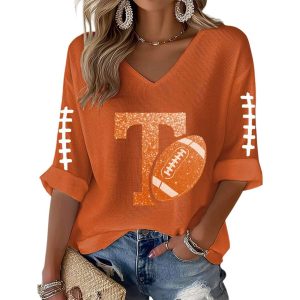 Tennessee Football Waffle Long Sleeve T Shirt